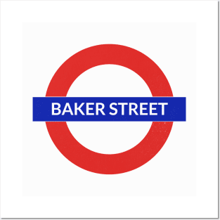 Baker Street  -- Faded Style Aesthetic Posters and Art